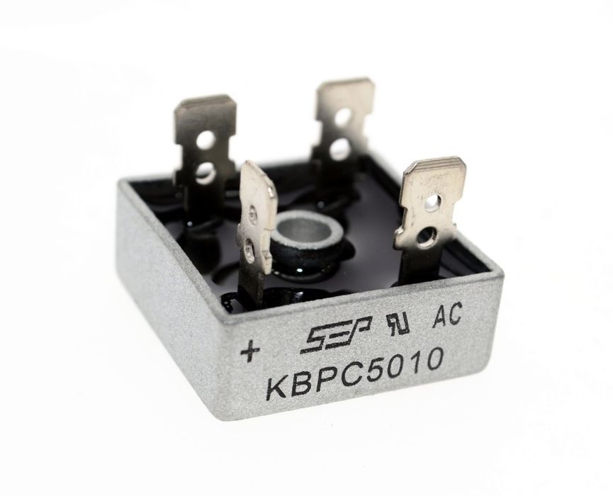 KBPC5010 (50А, 1000В) — Випрямляч високої потужності