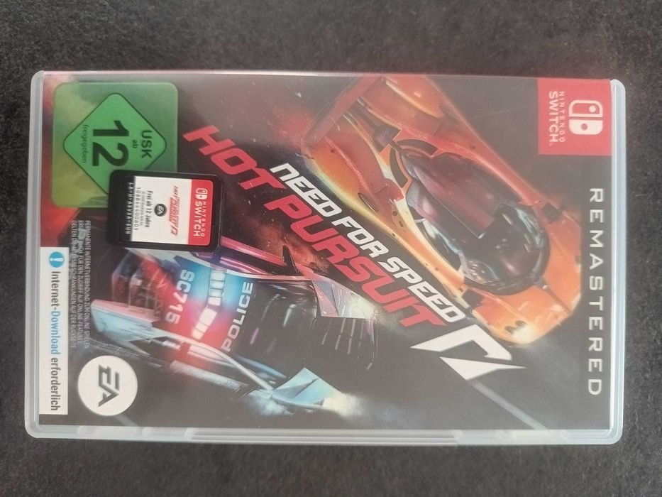 gra Need for Speed Hot Pursuit na Nintendo Switch pudełko cartridge