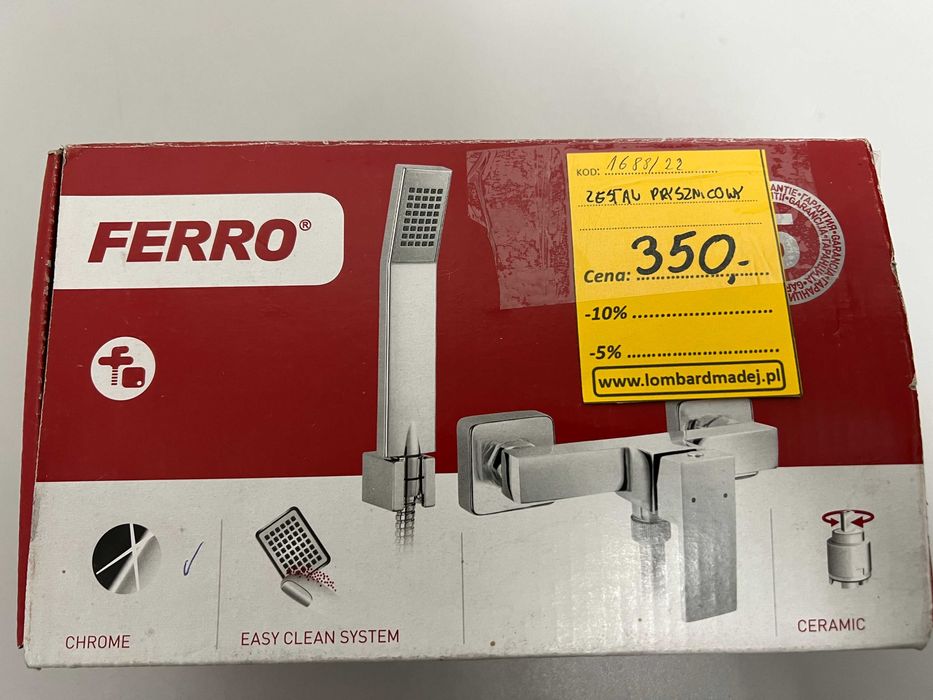 Bateria Natryskowa z zestawem Ferro BZI77 * NOWA