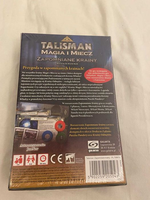 Talisman magia i miecz Zapomniane Krainy NOWY talizman
