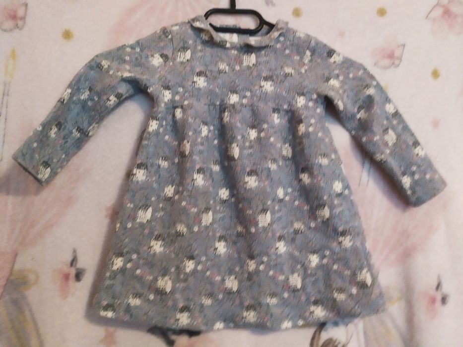 Zara sukienka domki 98 2-3l