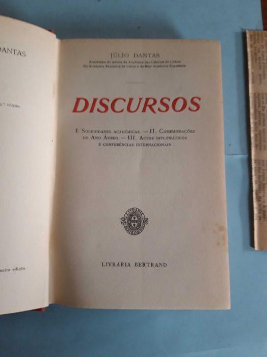 Livro Ref Par 2- Discursos - Júlio Dantas