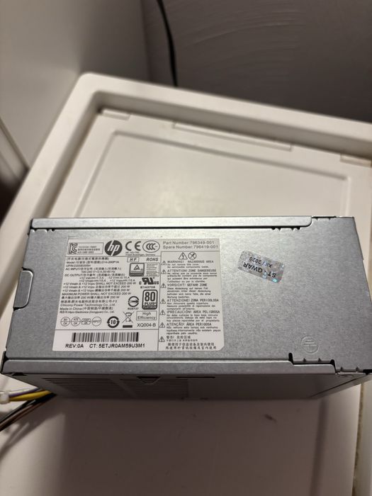 Zestaw:HP ProDesk 600 G2 SFF: Płyta główna + Zasilacz 200W Platinum