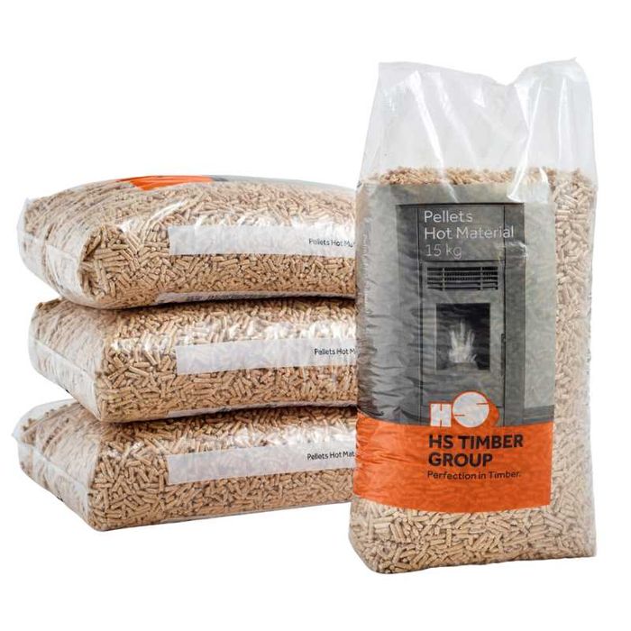 Pellet 6mm Certyfikat A1 Sosnowy pelet Niemiecki HS Timber worki 15kg