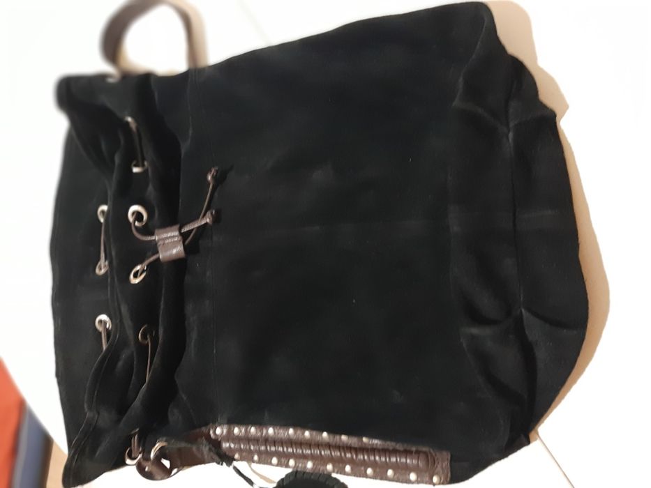 Torba czarna skórzana