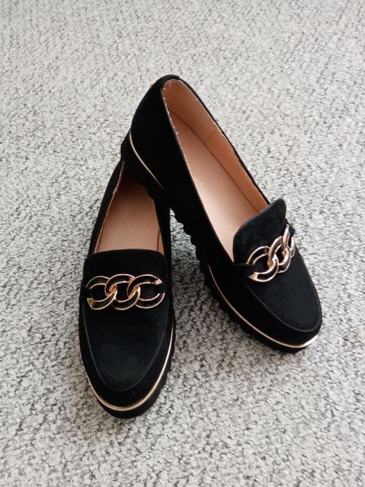 Лофери жіночі, замшеві