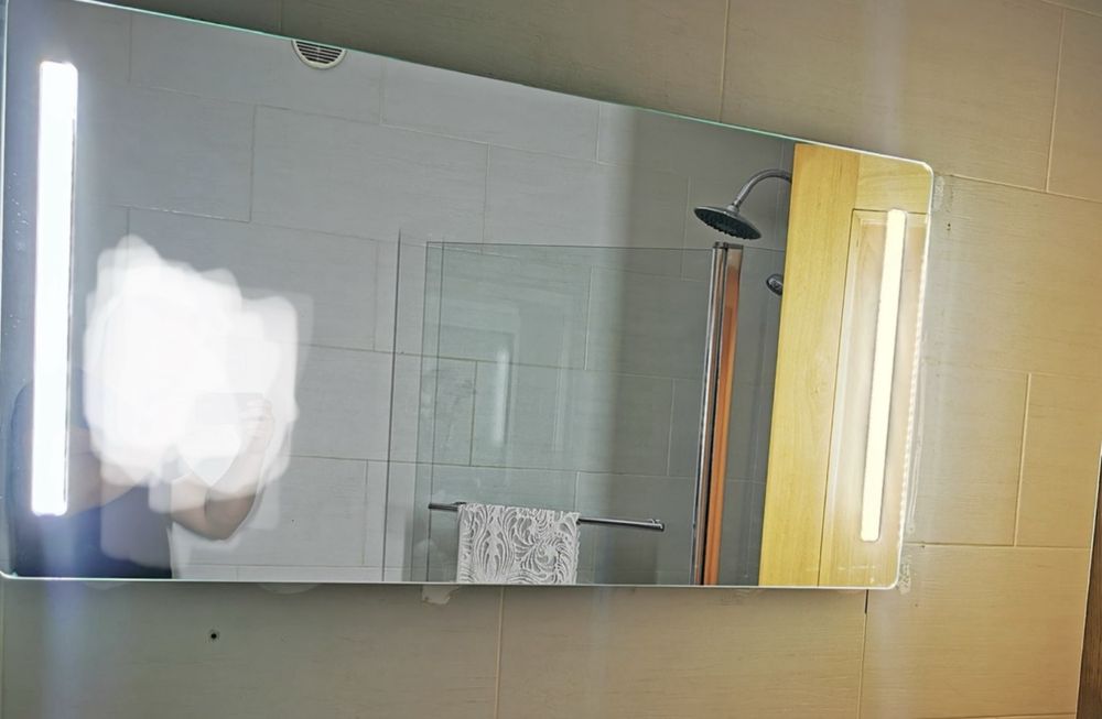 Espelho casa de banho Led com resistência