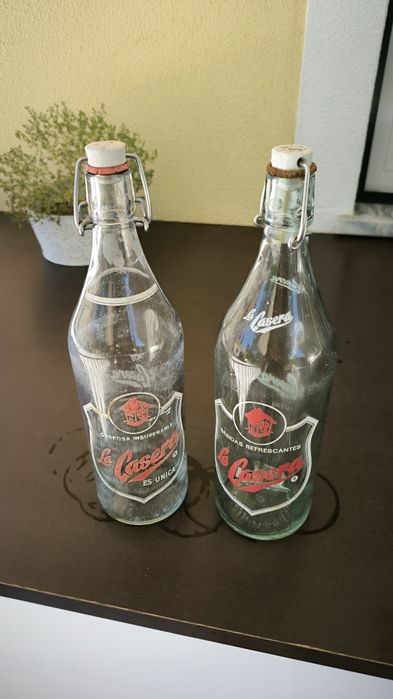 Garrafas Pirografadas Antigas