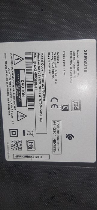 Samsung 58" TU7175 4K UHD Smart-TV UE58TU7175