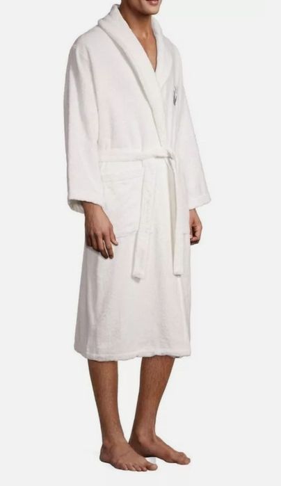 Фірмовий бавовняний махровий халат Off-White c/o Vorgil Abloh
