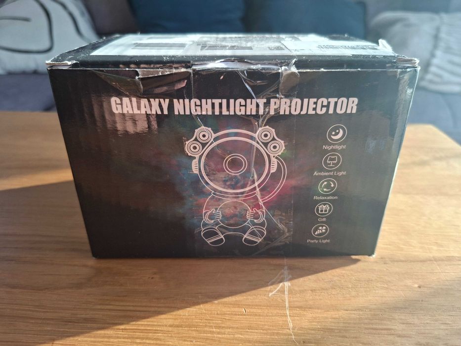 Kosmiczny projektor gwiazd astronaut LED lampa księżycowa pilot