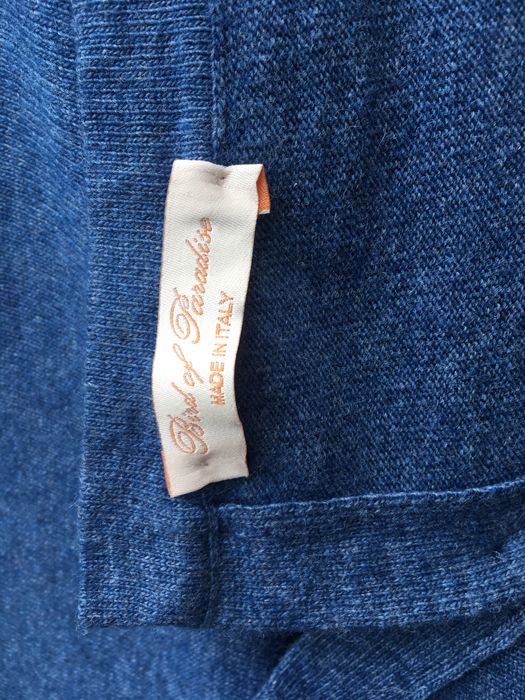 Шарф, Пончо Bird of Paradise, Кашемір, Шовк, перлинні гудзики, Італія