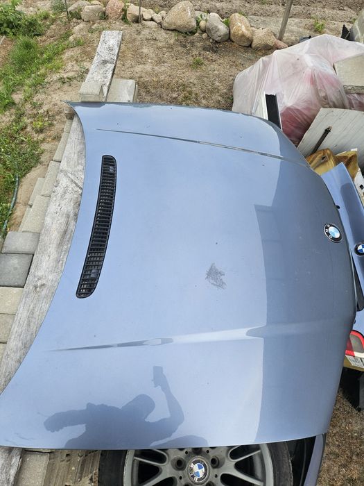 Maska e46 stahblau