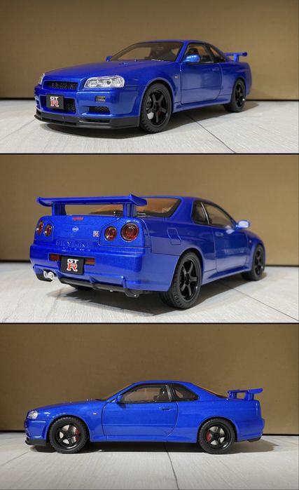 Машинка 1:32 1:24 1:18 NISSAN GT-R металева модель колекція іграшка