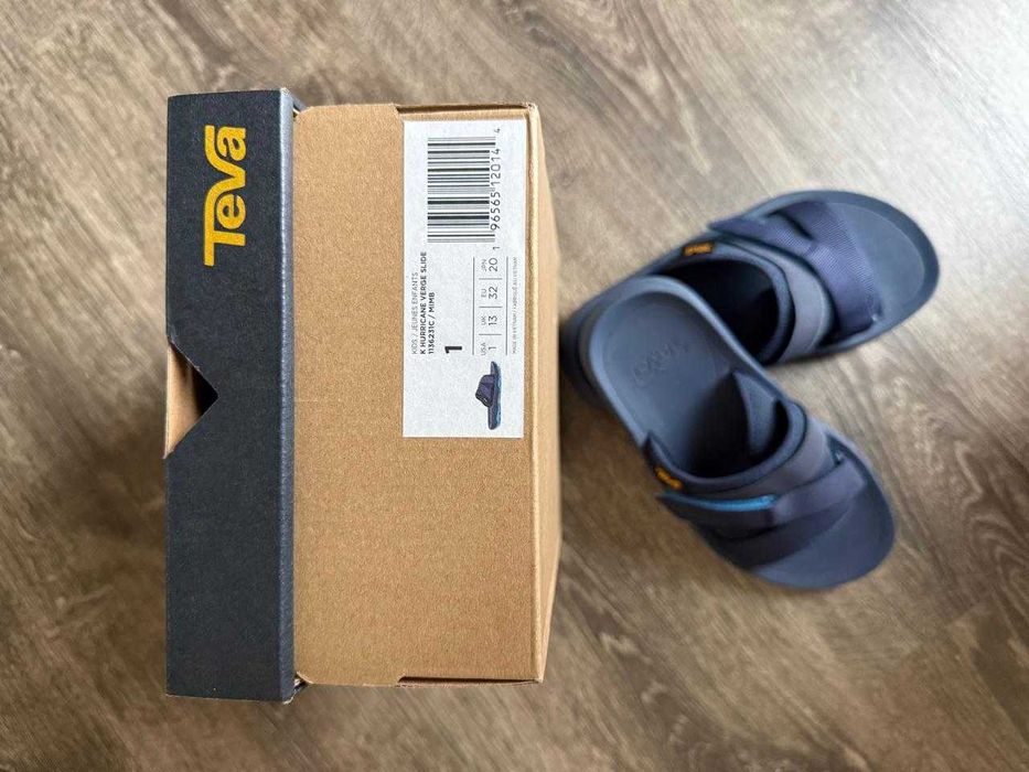 Стильні Сандалі тапки шльопанці Teva Hurricane Verge Slide EU 32 UK 13