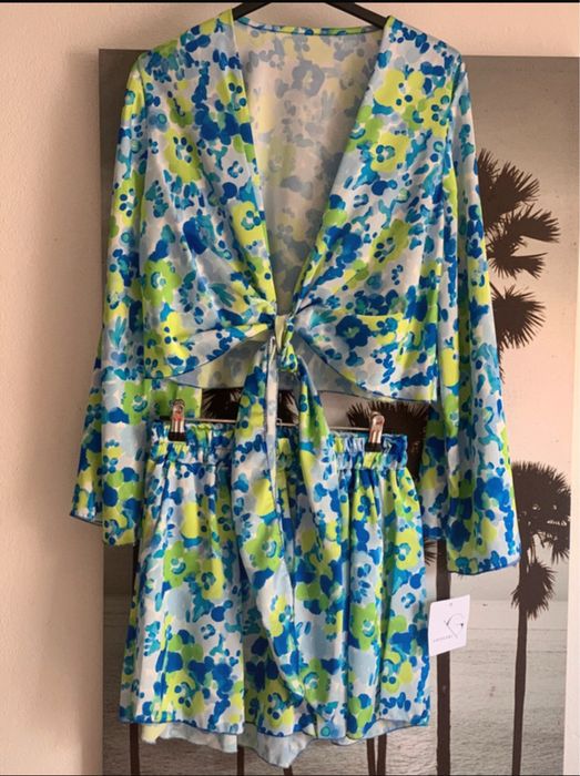 Blusa r calcao florido