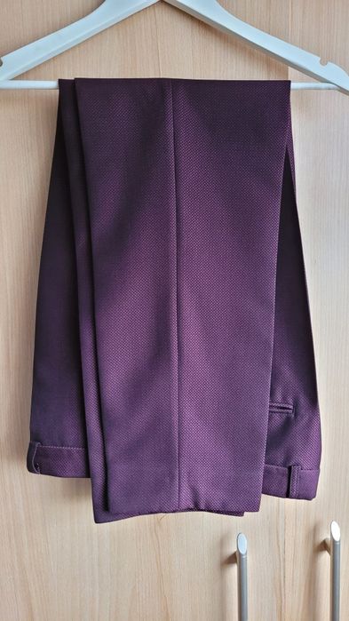 Garnitur ślubny bordowy