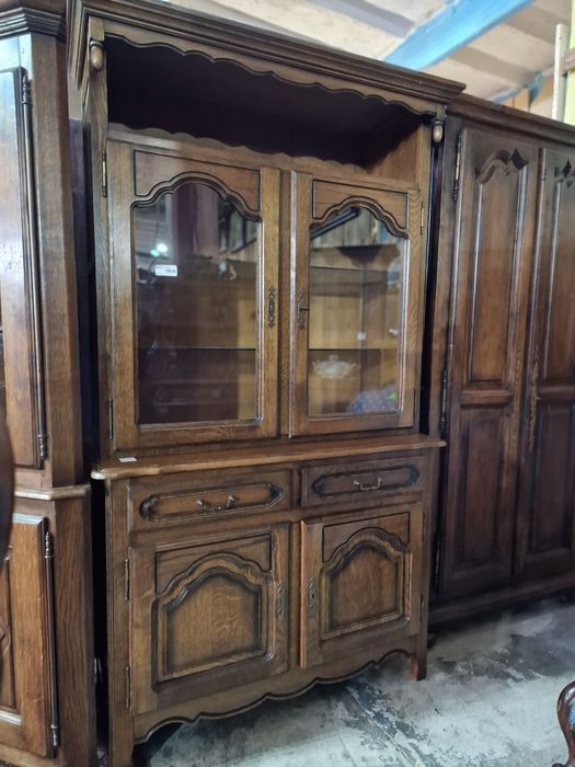 Oryginalny kredens dębowy kuchenny 122cm #633 Antyki Stylowy Węgrów