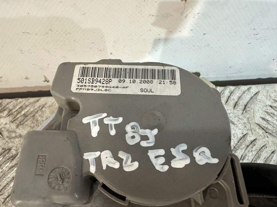 Cinto De Segurança Tras Esquerdo Original VAG Audi TT 8J 305750799G48