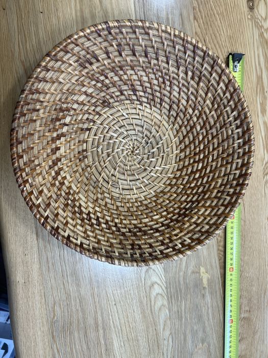 Wiklinowa miska uzywana patera