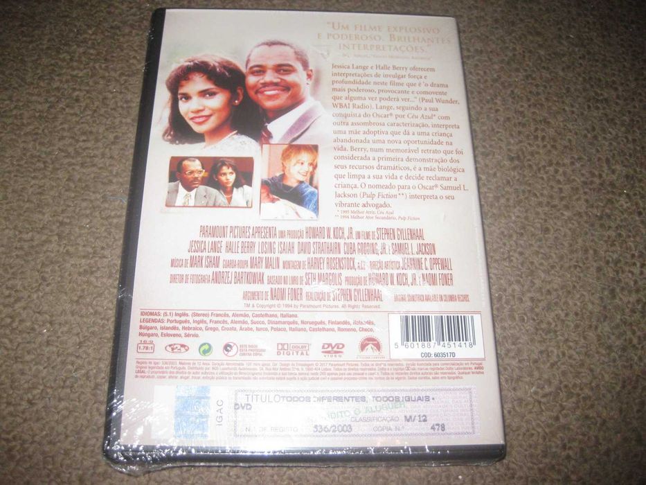 DVD "Todos Diferentes, Todos Iguais" com Halle Berry/Selado/Raro!