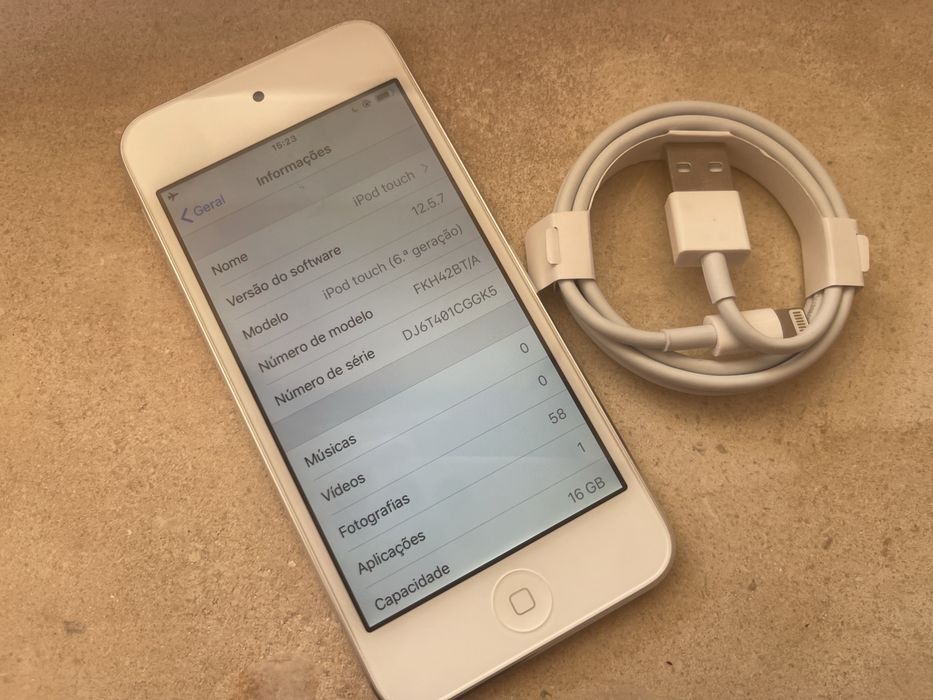 Ipod touch 6 geração 16gb silver