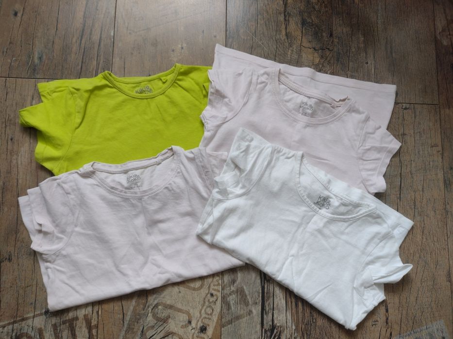 4 t-shirty krótki rękaw 110