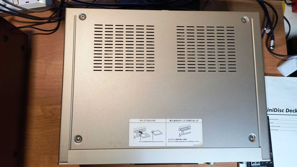 Minidisc Sony MDS-JA3ES pilot instrukcja Hi End