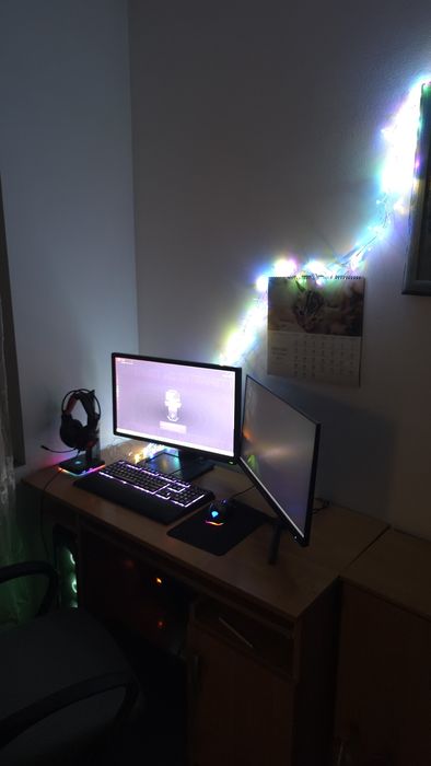 Komputer GAMINGOWY: i7 + GTX 1070 + 2 Monitory (165Hz) + Razer + Mikro