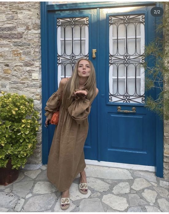 Лляна сукня украінського бренду babochka