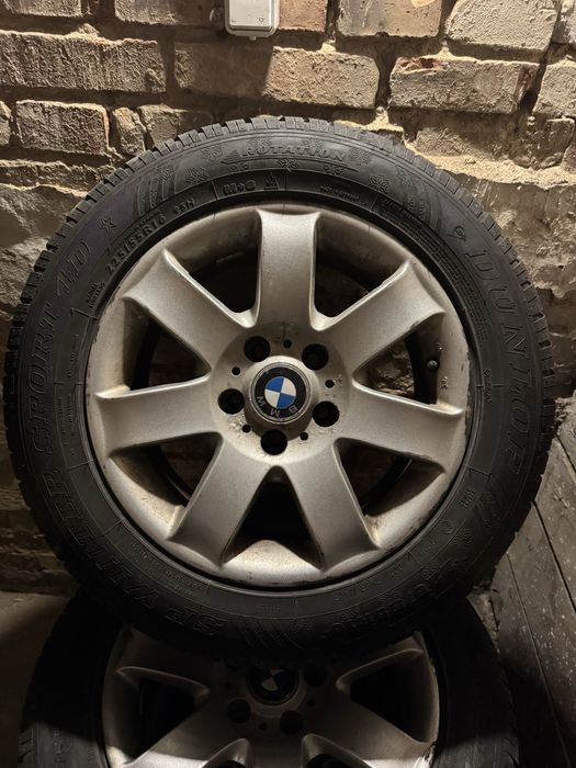 Koła, felgi, opony do BMW 4 sztuki. Zimowki Dunlop 225/55/r16 5x120