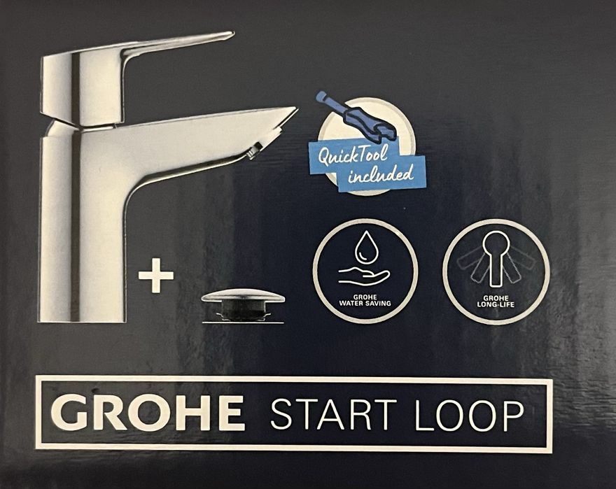 Grohe Bateria umywalkowa Start Quickfix S klik-klak chrom