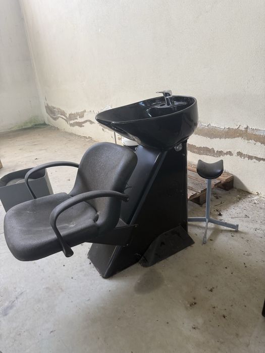 Cadeira lavagem cabelo usada - Cabeleireiro