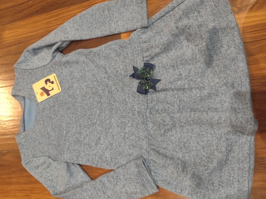 Nowa sukienka/tunika cieplutka r. 122