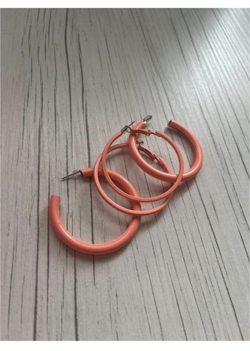 Сережки коралові