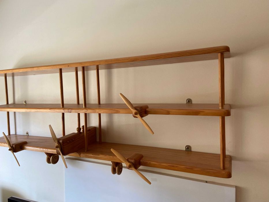 Estante avião quarto criança