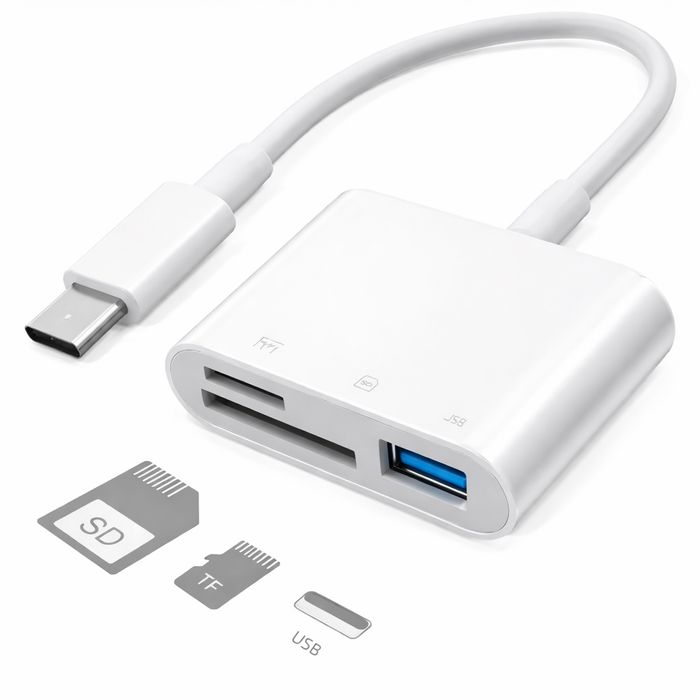 Adapter USB-C, 3 w 1