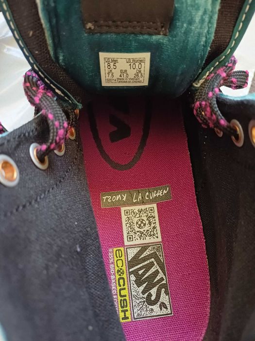 Vans welurowe sneakersy rozmiar 41