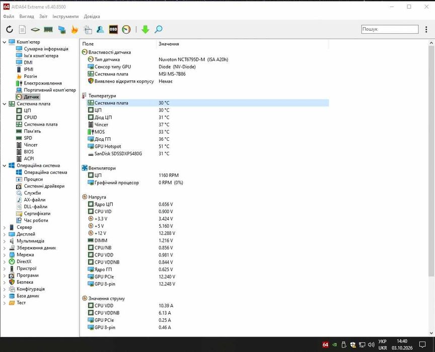 Материнська плата  Socket AM4   MSI B450-A Pro Max (MS-7B86)  ver.4.0