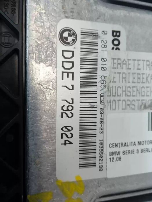 CENTRALINA MOTOR UCE BMW 3 2003 -0281010565