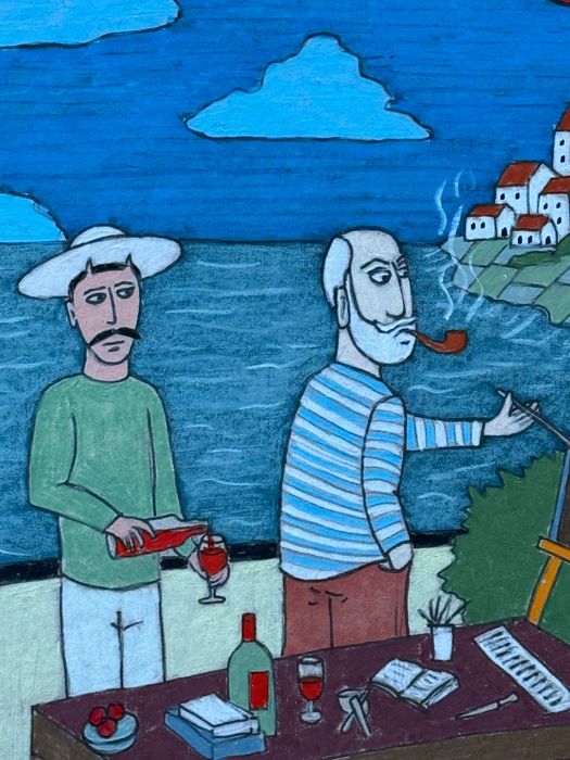 Obraz polska sztuka współczesna awangarda sztuka naiwna polski artysta