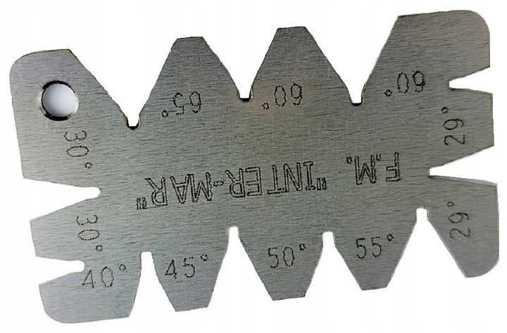 Wzornik - Wzorzec - Sprawdzian noży tokarskich