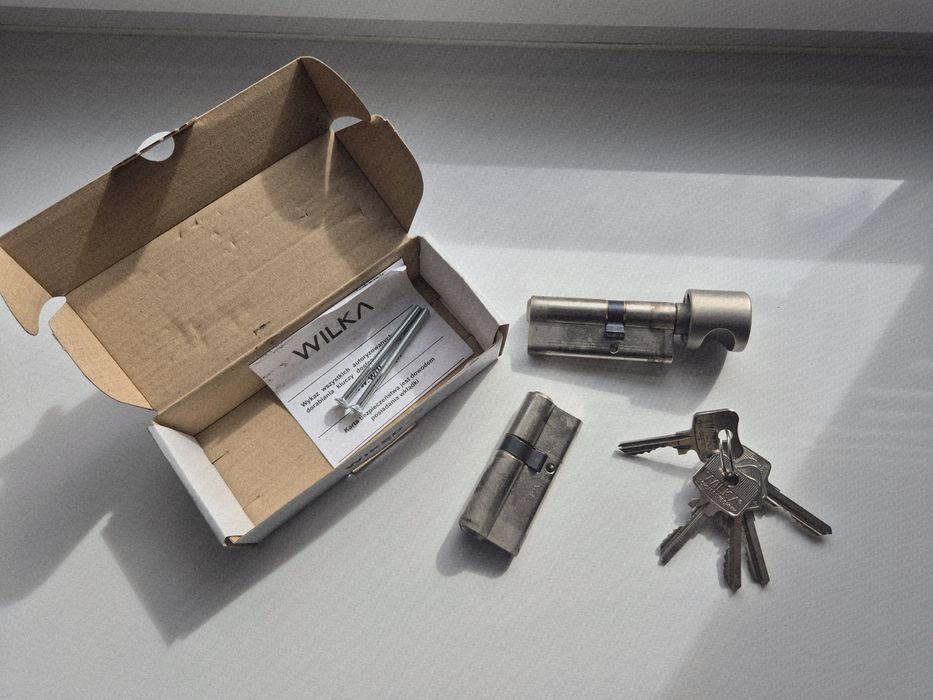 WILKA zestaw wkładek zamkowych. System jednego klucza firmy WIKEND