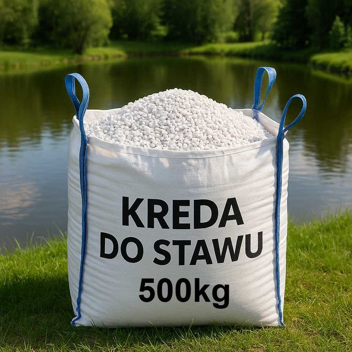Kreda stawowa granulowana, naturalna, bezpieczna dla ryb, ekologiczna