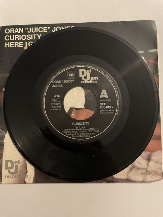 Oran „Juice” Jones, Curiosity, Here I go Again, winyl 7”, EX