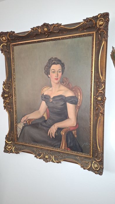 Óleo sobre Tela - Álvaro Duarte de Almeida (*1909 +1972)