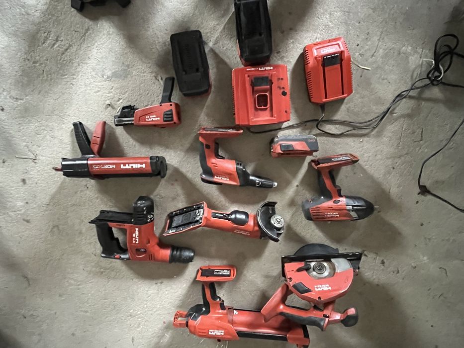 Sprzedam narzedzia Milwakee i Hilti Mlotowiertarka Pila Szlifierka wkretarka