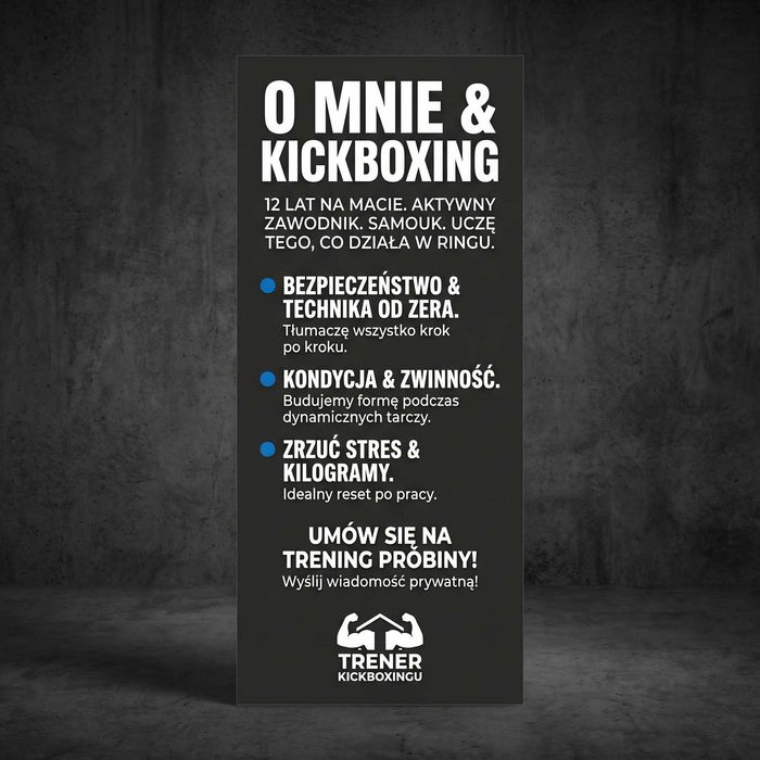 Trener Personalny / Sporty Walki (Boks & Kickboxing) | Dąbrowa Górnicza
