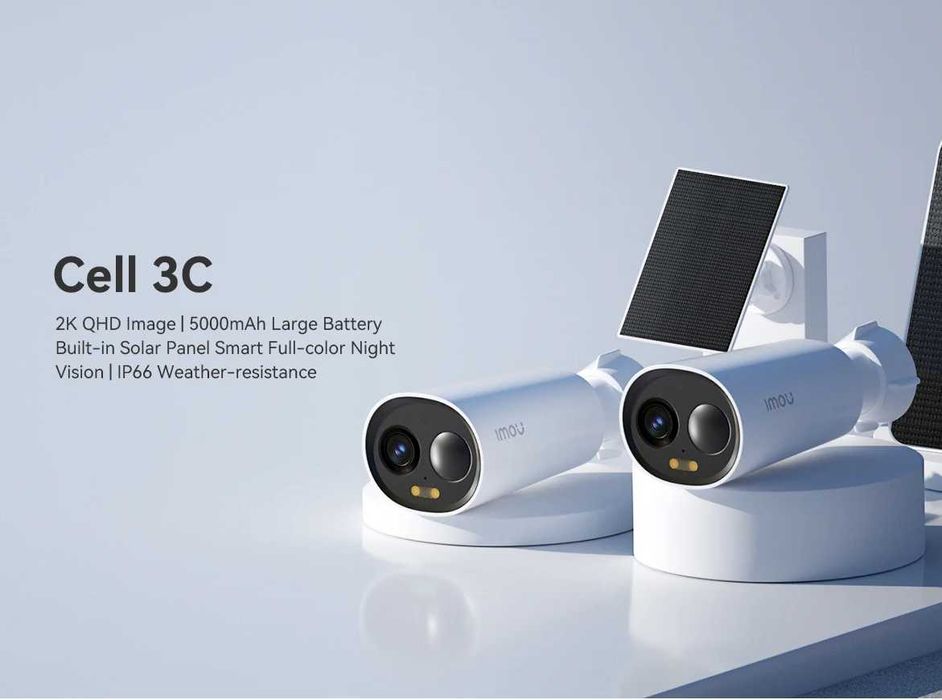 Автономна камера IМOU Cell 3С AIO 3mp WIFI Сонячна панель 5000 mAh