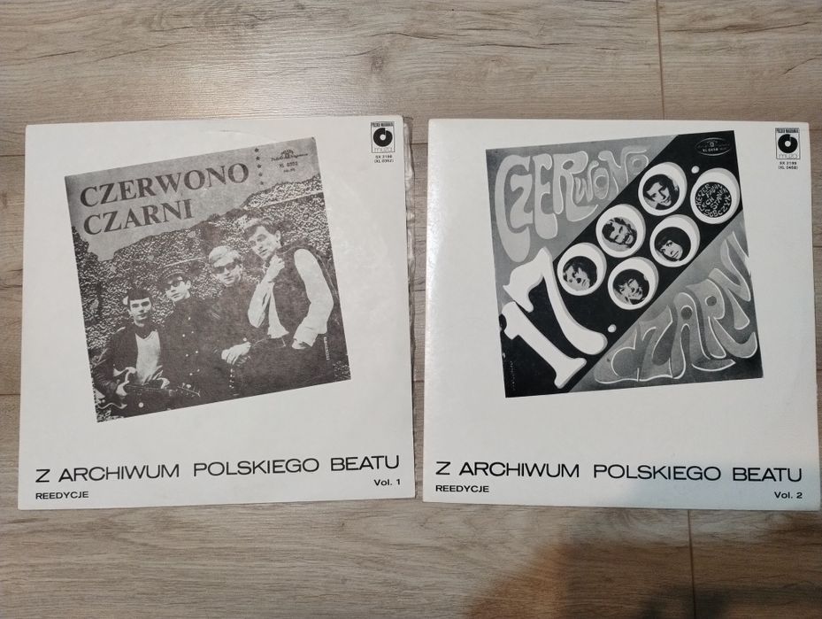 Płyty winylowe czerwono- czarni vol 1 i 2 , z archiwum polskiego beatu